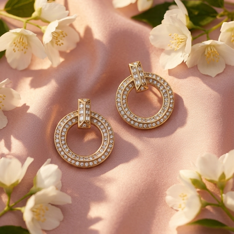 Classic Round Circle Earrings