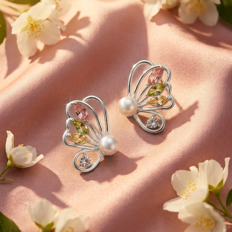 Butterfly Korean earrings