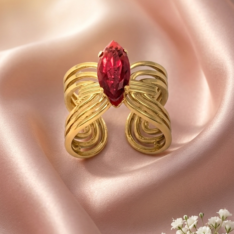 Ruby Grace Marquise Crystal Ring