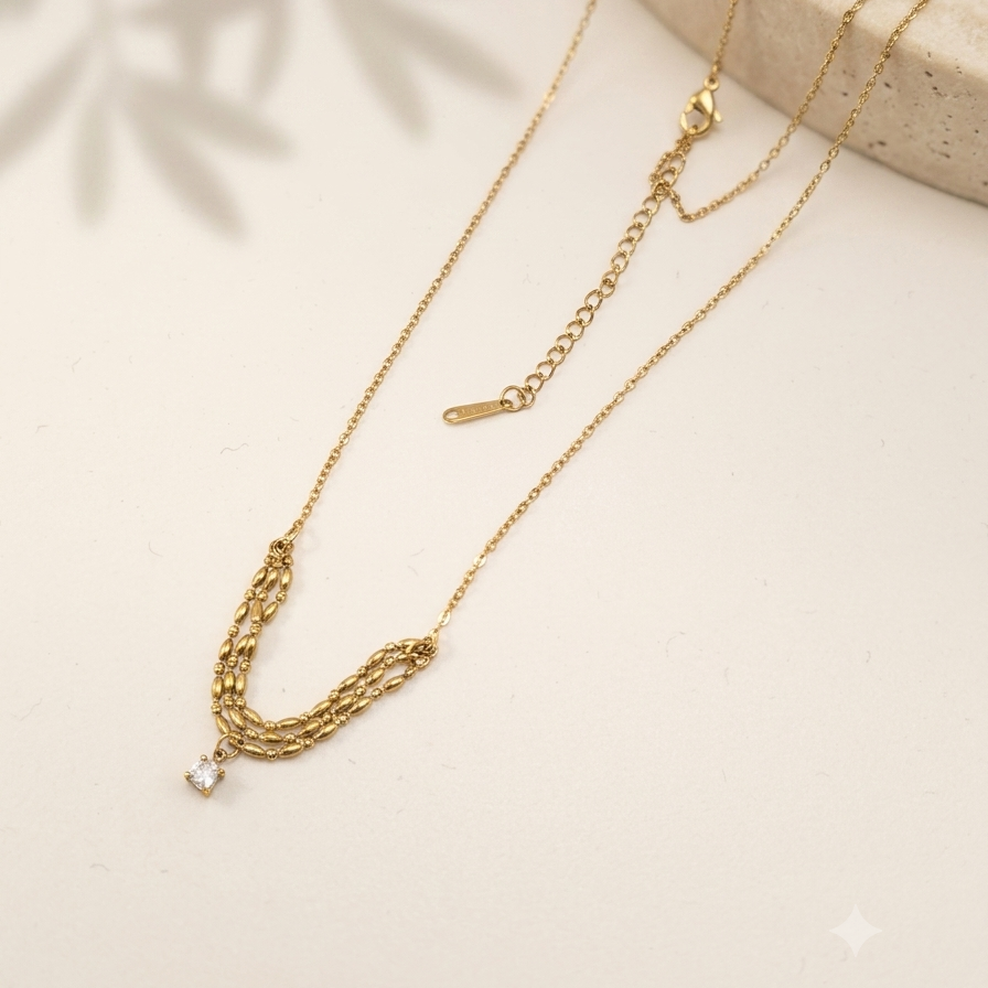 Daimond Charm Necklace