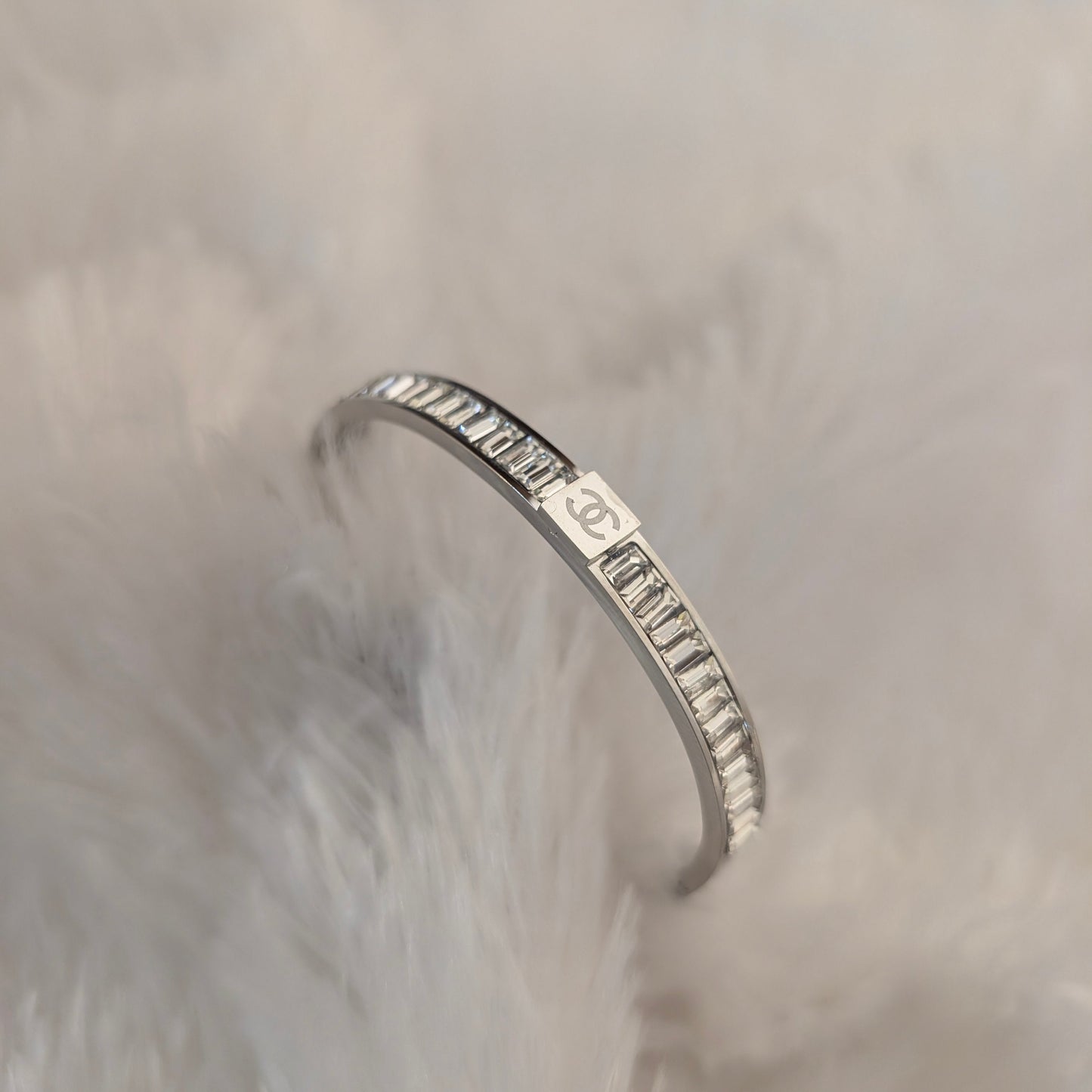 Silver stones baby size kada
