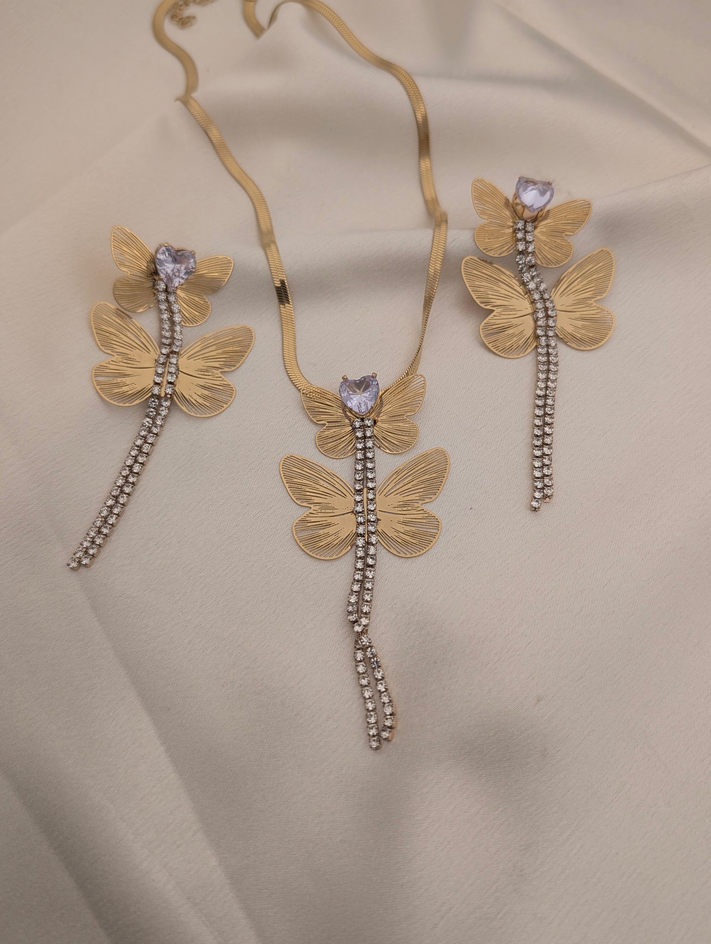 Golden Aura butterfly set