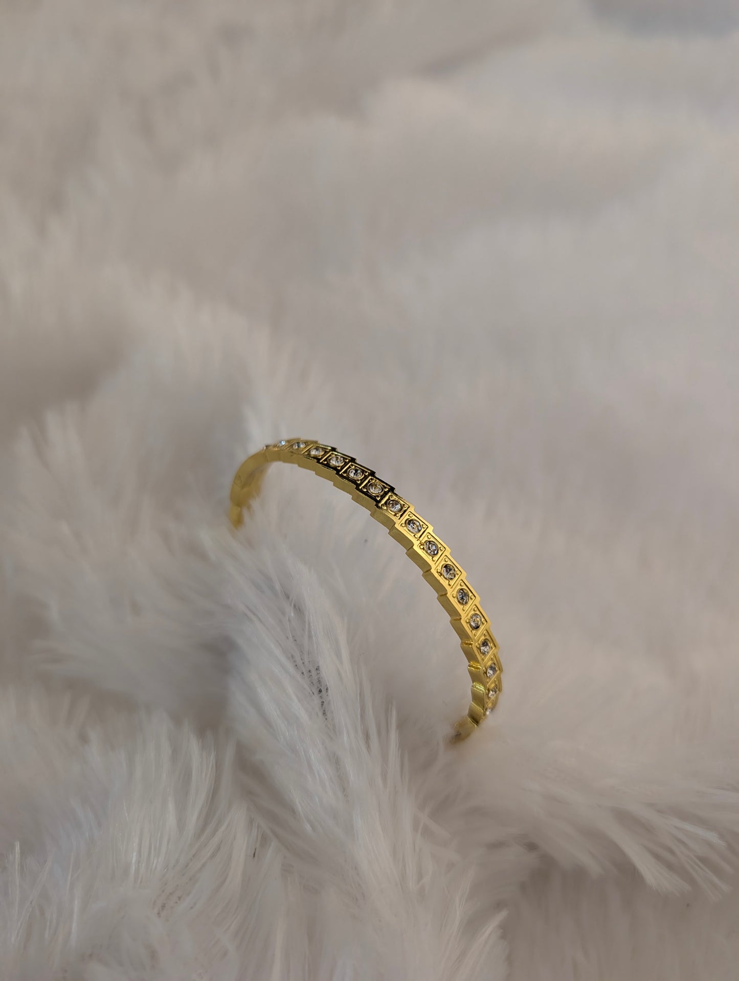 Baby size diamond look kada