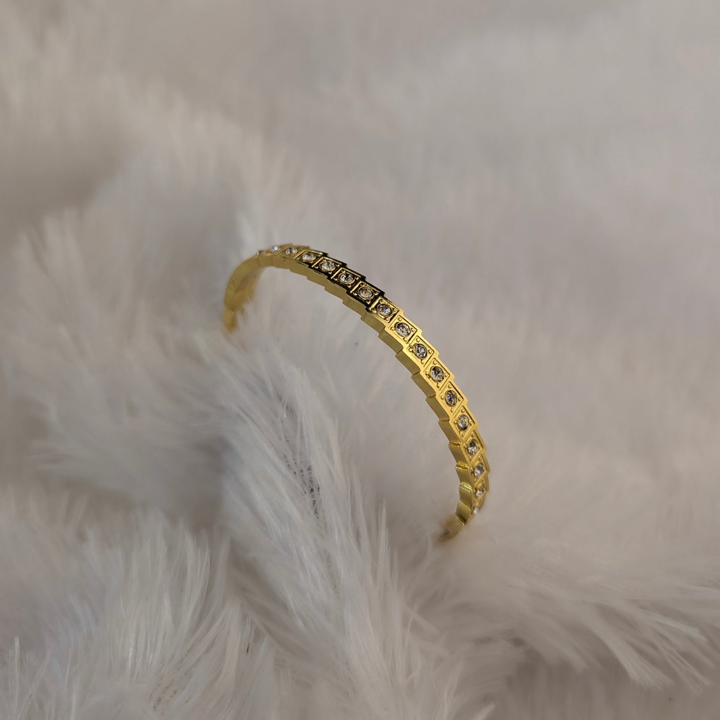 Baby size diamond look kada