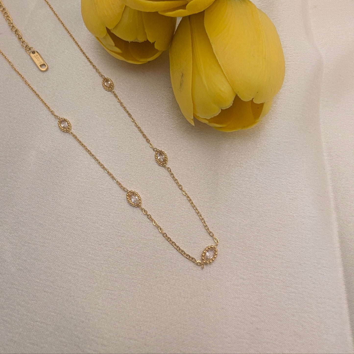 Dainty Marquise Necklace