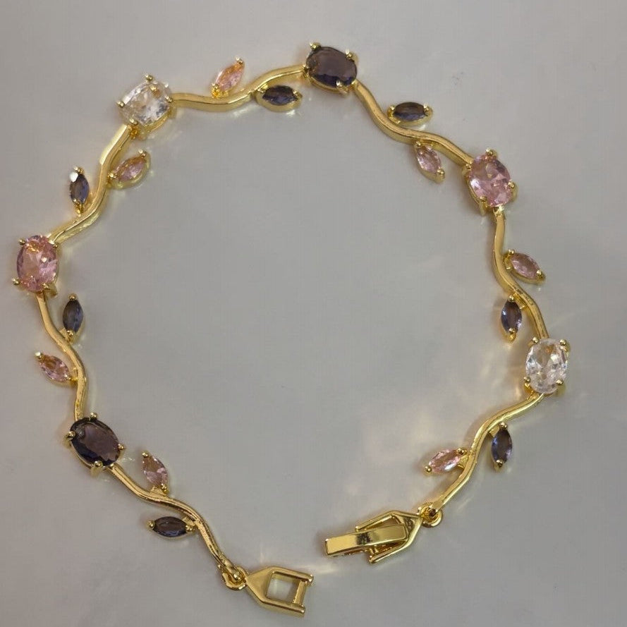 Lavender tulip luxe bracelet