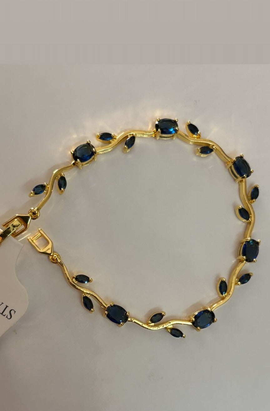 Blue tulip luxe bracelet small