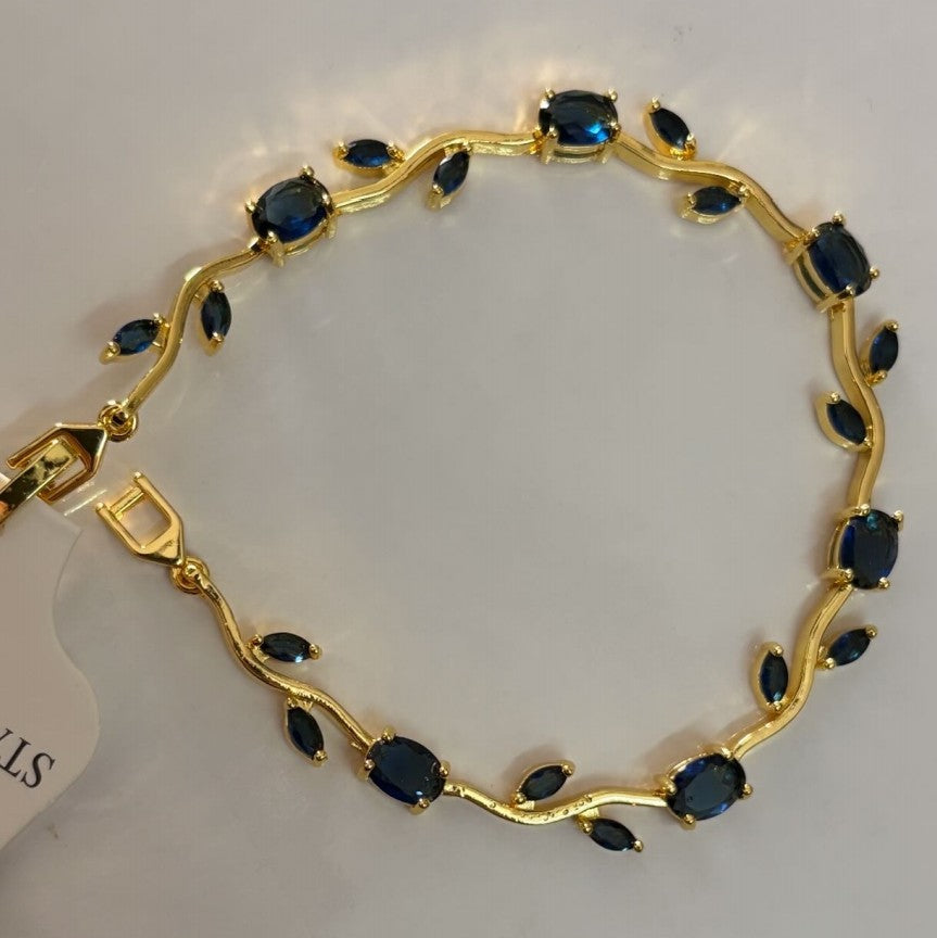 Blue tulip luxe bracelet small