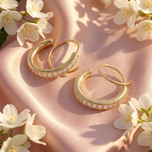 Luxe Gold Hoop Earrings