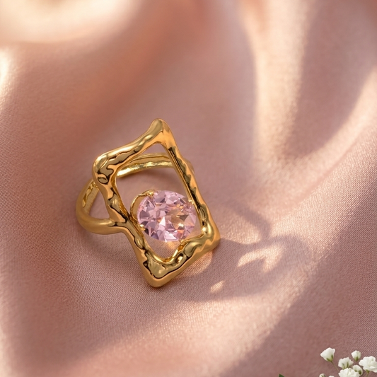 Elysian Gold Crystal Ring