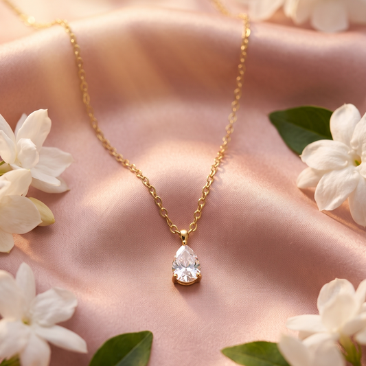 Dainty Tear drop chain