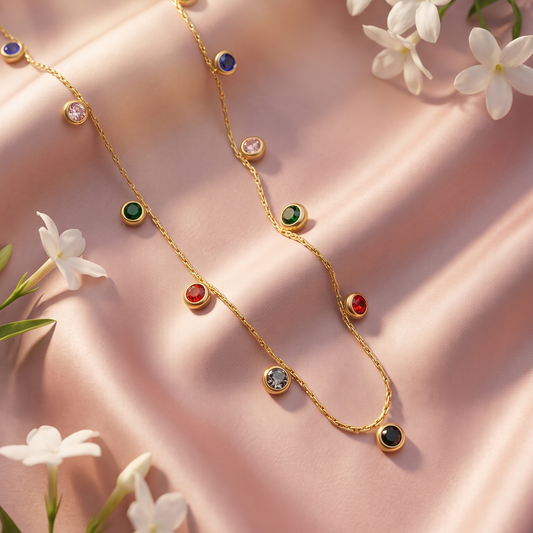 Rainbow Spark Necklace