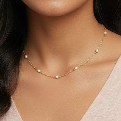 Pearl dainty chain