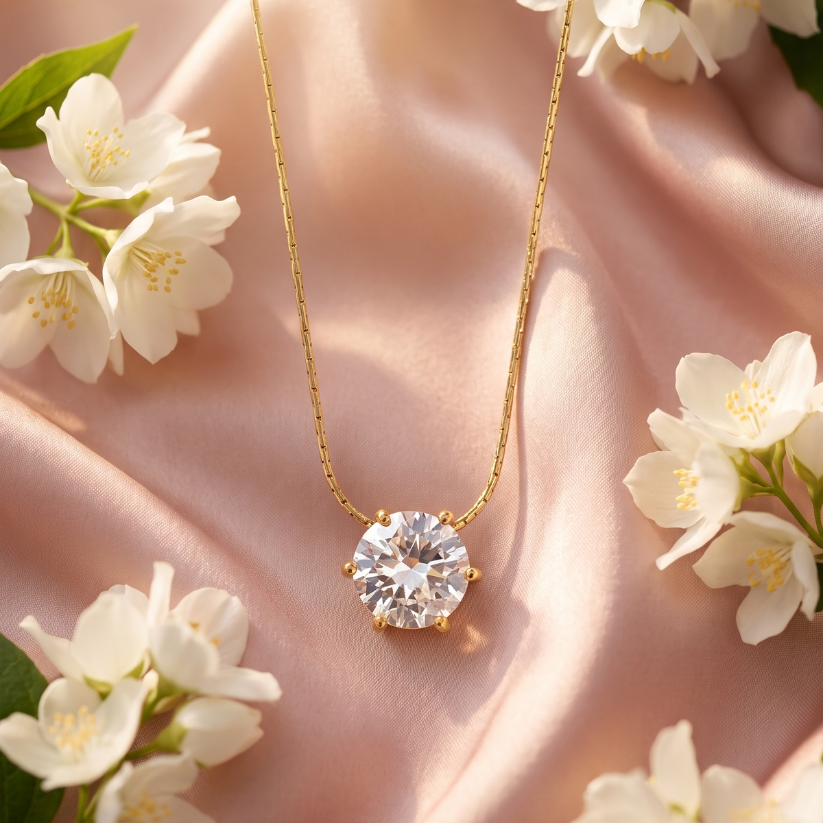 Daisy bloom necklace