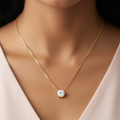 Daisy bloom necklace