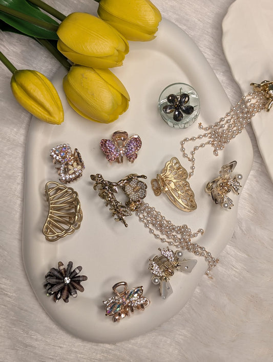 SOKVI Elegant Sparkle Hair Clips – Premium Assorted Designs