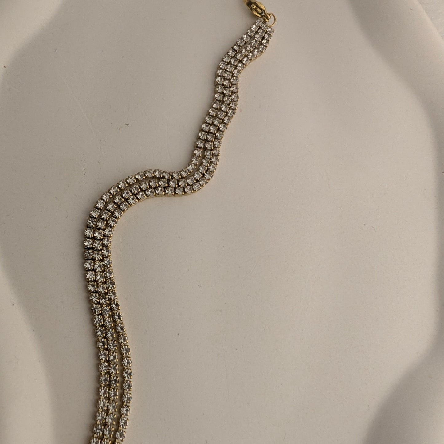 The triple tier tennis bracelet