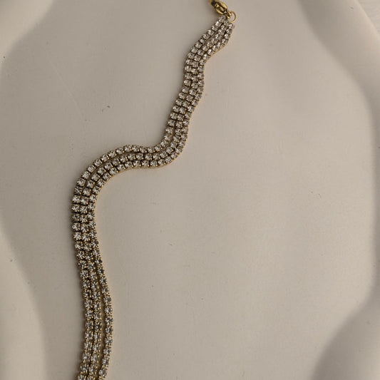 The triple tier tennis bracelet