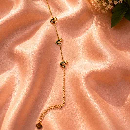 Luxury Triple Swan Link Bracelet