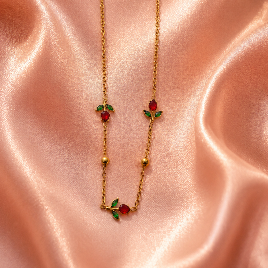 Elegant Tulip Necklace