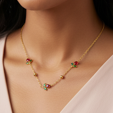 Elegant Tulip Necklace