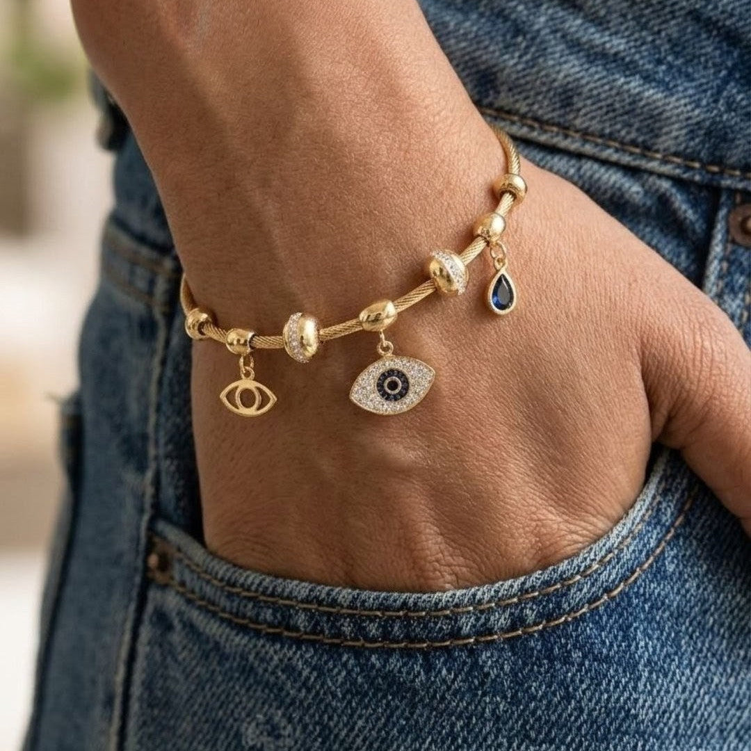 Evil eye charms magnetic kada 🧿 away