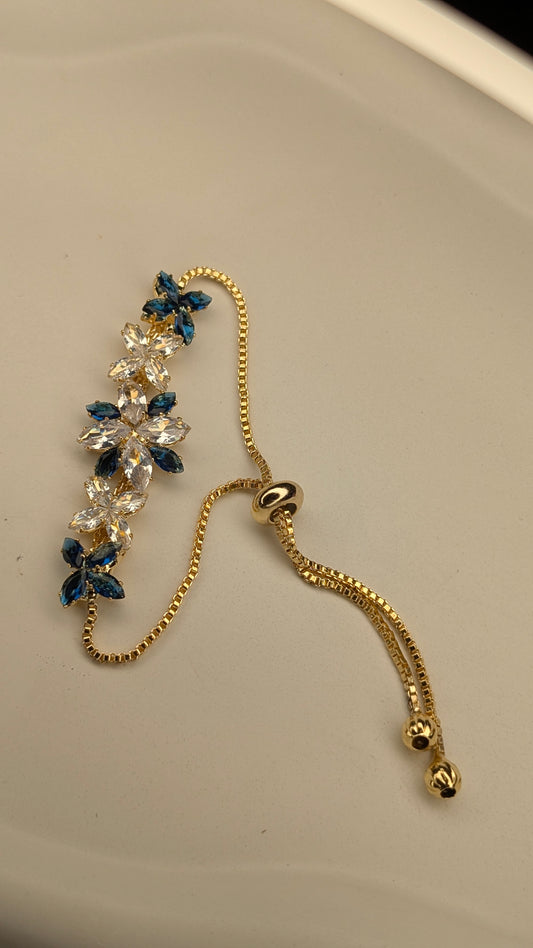 Swarovski stones adjustable bracelet