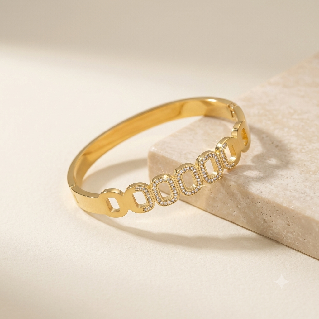 Luxury Interlocking Link Kada