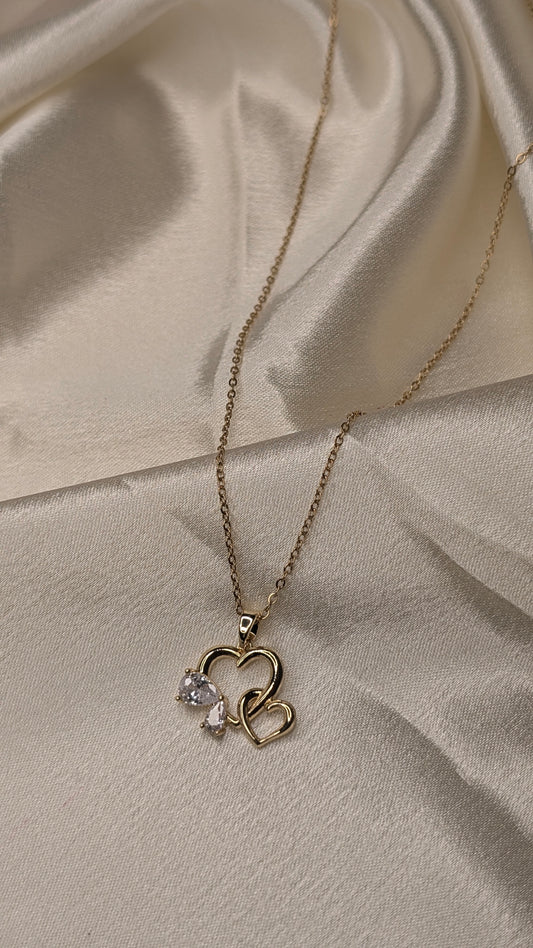 Antitarnish double heart chain