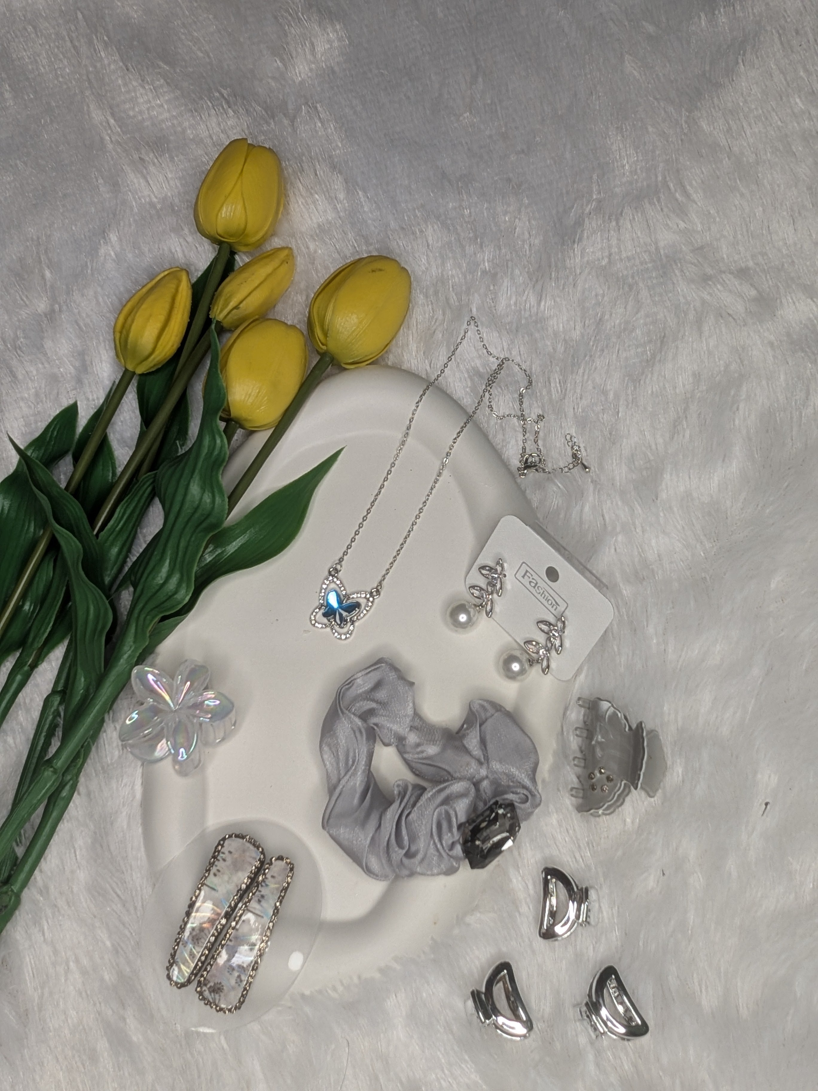 Elegant Silver Combo Set for Daily & Party Wear | Sokvi Exclusive