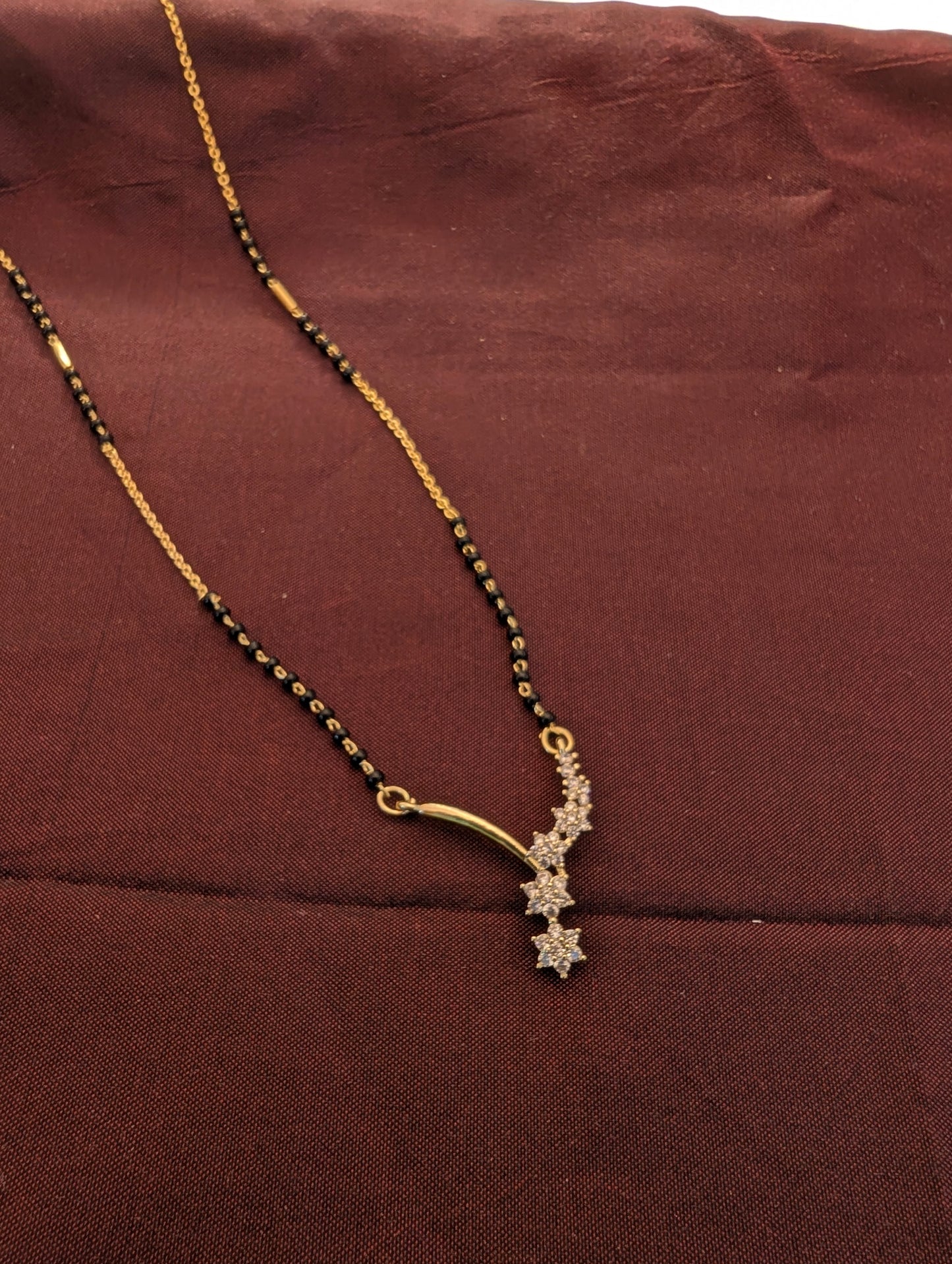 Twinkle floral Antitarnish mangalsutra