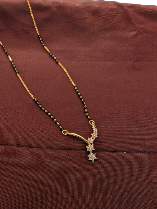 Twinkle floral Antitarnish mangalsutra
