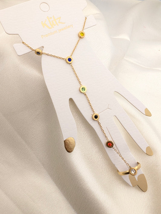 Rainbow Luxe Handchain