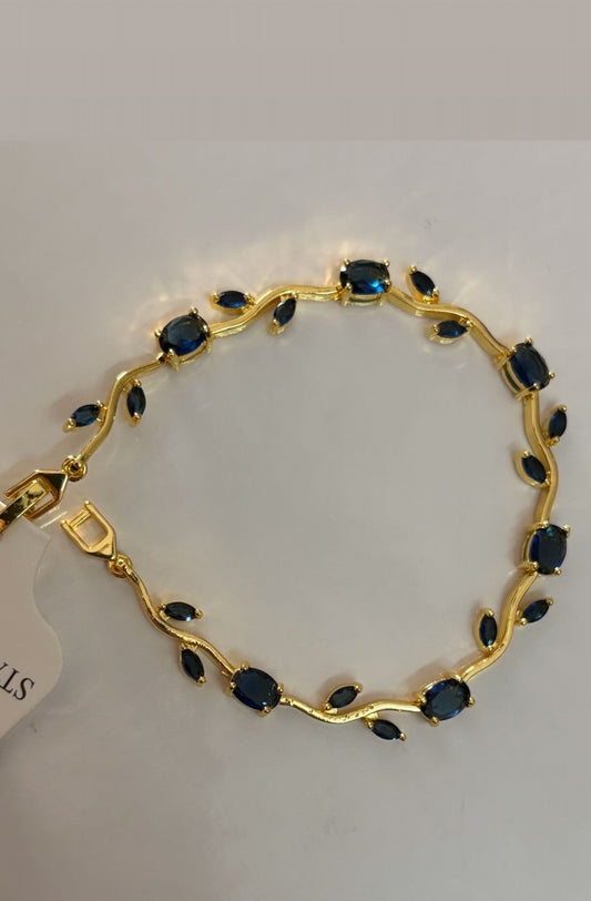 Blue tulip luxe bracelet small